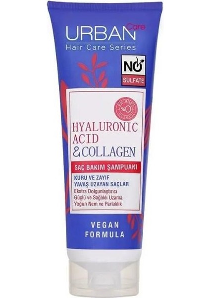 Hyaluronic Asit & Collagen Şampuan Sülfatsız 250 ml