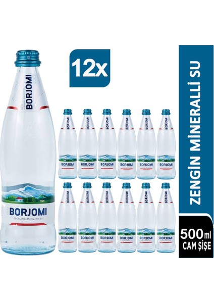 Doğal Zengin Mineralli Su 12 x 500 ml