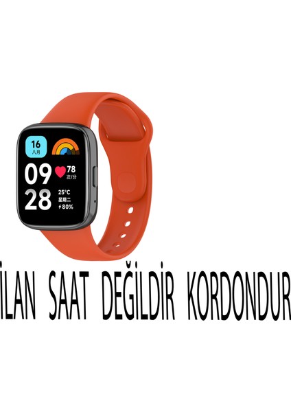 Xiaomi Redmi Watch 3 Active Kordon Mat Klasik Silikon Krd 70 Turkuaz fırsatları