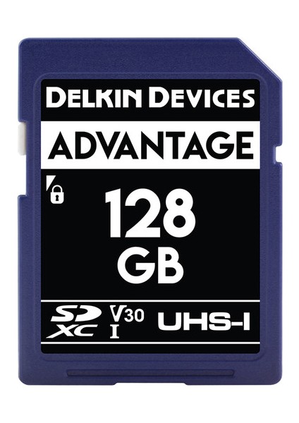 Delkın Advantage 128GB Sd Uhs-I V30 Hafıza Kartı