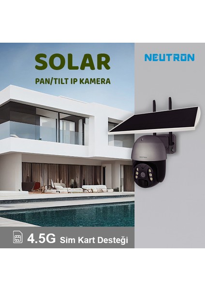 4g Solar Güneş Enerjili Ip Kamera