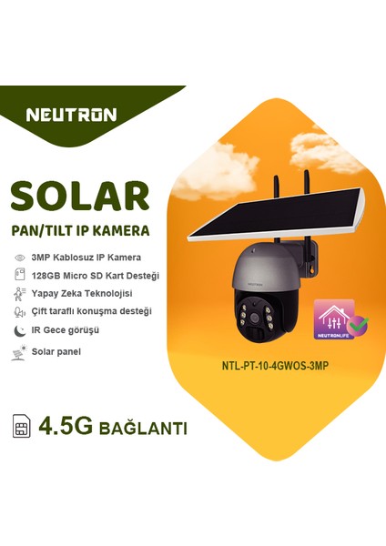 4g Solar Güneş Enerjili Ip Kamera