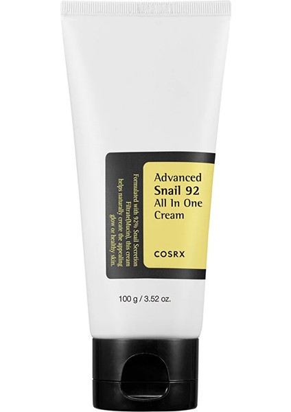 Advanced Snail 92 All In One CREAM_TUBE_100 G