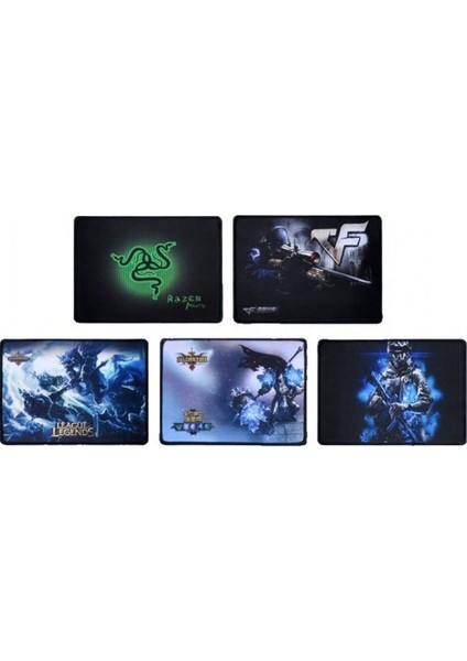 PL-2872 Rubber 32 x 24 cm Oyuncu Mouse Pad Desenli (Karışık) PL-2872