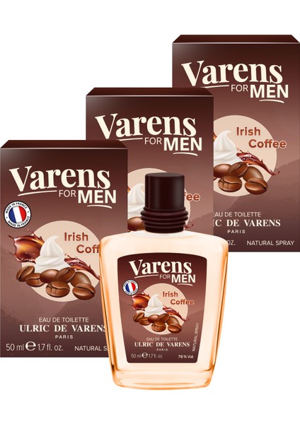 Varens For Men Irish Coffee 3'lü Set (3X50ML Edt) Erkek Parfüm