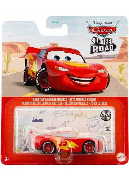 Disney Cars Arabalar 3 Tekli Karakter Araçlar - Road Trip Lightning Mcqueen
