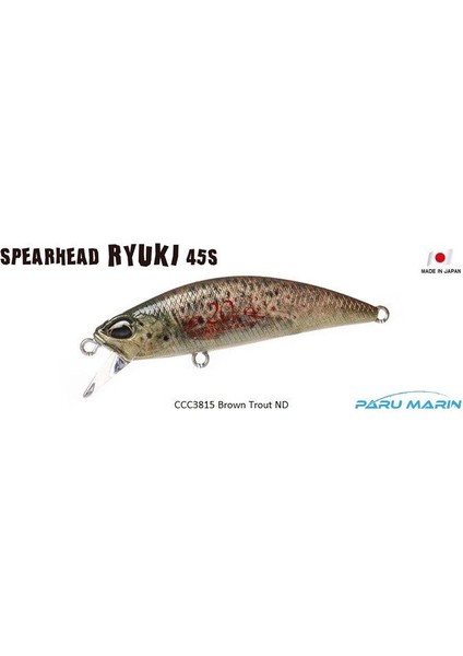 Spearhead Ryuki 45S CCC3815 / Brown Trout Nd
