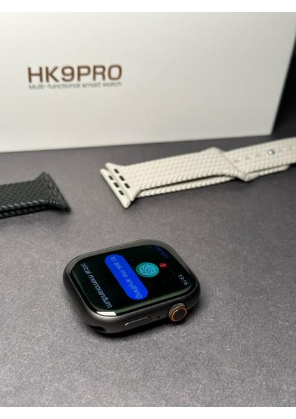 Watch 8 Hk9 Pro Chatgpt Yapay Zeka Destekli Akıllı Saat Kordon Hediyeli 2.05HD Amoled Ekran