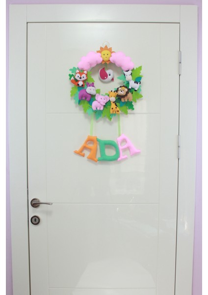 Ada Isimli Safari Bebek ve Hastane Odası Kapı Süsü modelleri