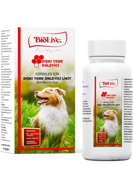 Köpekler Için Dışkı Yeme Önleyici Likit Vitamin 100ML