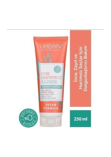 E2'Quality Urban Care Pink Grapefruit & Ginger Şampuan 250 ml