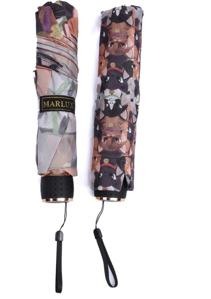 Kedi Şemsiye 3 Katlamalı / Manuel modelleri