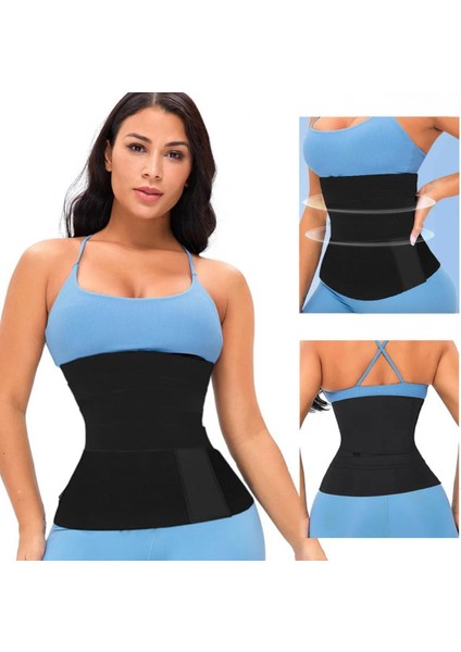 Tummy Wrap Waist Trainer Bele Dolamalı 4m Korse