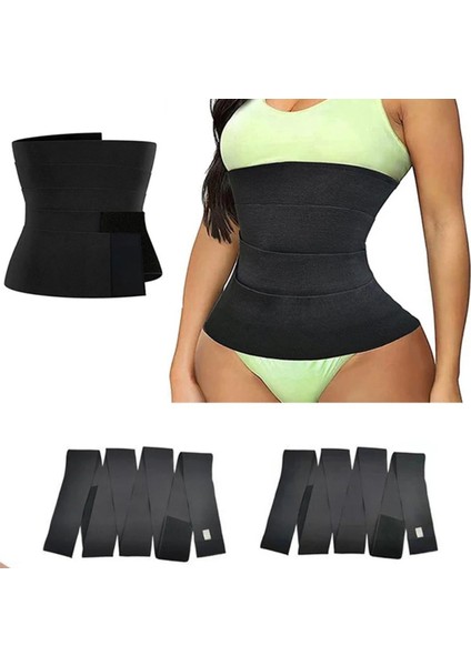 Tummy Wrap Waist Trainer Bele Dolamalı 4m Korse