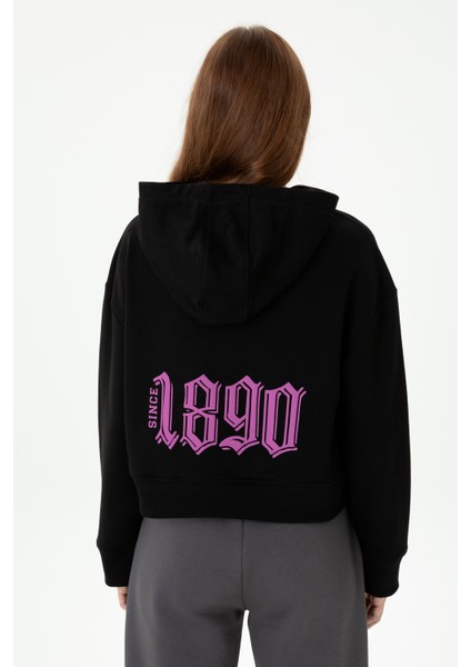 Kadın Siyah Sweatshirt 50271652-VR046