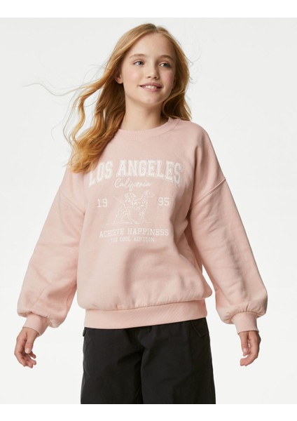 Marks & Spencer Regular Fit Yuvarlak Yaka Sweatshirt