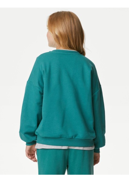 Marks & Spencer Regular Fit Yuvarlak Yaka Sweatshirt