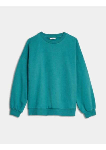 Marks & Spencer Regular Fit Yuvarlak Yaka Sweatshirt