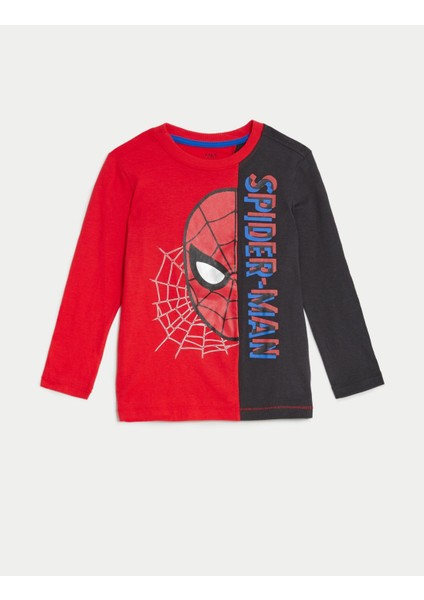 Marks & Spencer Saf Pamuklu Spider-Man™ T-Shirt