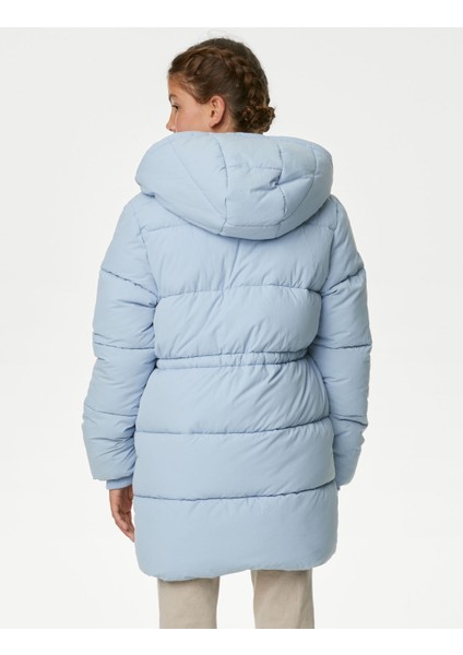 Marks & Spencer Stormwear™ Kapüşonlu Puffer Şişme Mont