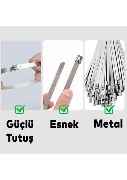 10 Metre 5 cm Cam Elyaf Eksoz Sargısı Metal Kelepçe Manifold Sargı Bezi Yanmaz Bant Siyah Amyant 3 mm (Kalınlık)