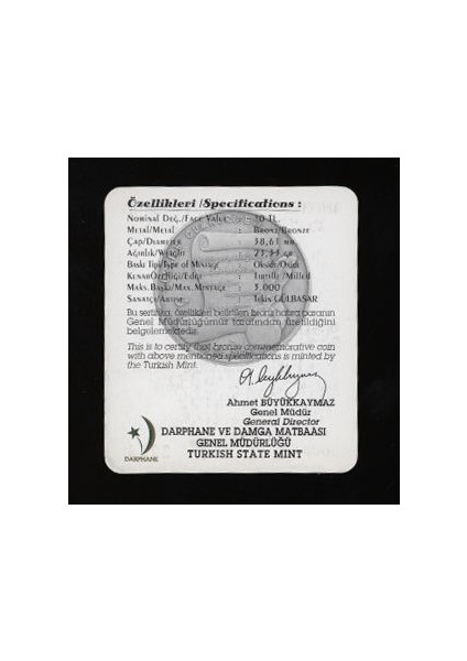 Keloğlan Bronz Hatıra Parası 2009 Sertifikalı fırsatları