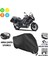 Kawasaki Klz 1000 Versys Motosiklet Brandası Arka Çanta, Tokalı ve Kilit Uyumlu Siyah 1
