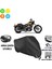 Harley-Davidson Dyna Low Rider Motosiklet Branda Arka Çanta, Tokalı ve Kilit Uyumlu Siyah 1