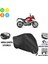 Honda Vfr 800 x Crossrunner Motosiklet Branda Arka Çanta, Tokalı ve Kilit Uyumlu Siyah 1