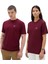 Mn Left Chest Logo Tee Burgundy Erkek T-Shirt 3