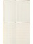 Monaco Vegan Deri Sert Kapak Defter 13 x 21 cm Çizgili Pudra 4