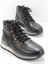 Siyah Leather Erkek Bot & Bootie E02556070803 1