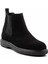 Siyah Süet Leather Erkek Bot & Bootie E02310111102 2