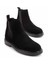 Siyah Süet Leather Erkek Bot & Bootie E02310111102 4