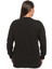 Kadın Büyük Beden Basic Siyah Sweatshirt 3