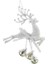 Noel Pendant & Drop Ornaments 1pcs Pvc Elk Christ Tree Pendant Cute Deer With Bell Home Decoration Festive & Party Supplies (Yurt Dışından) 1