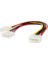 4 Pin Molex 2Lİ Power Çoklayıcı 2 Çıkış 1 Giriş Supply Kasa Power Kablosu 1