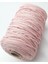 Yavru Ağzı Renkte 3 mm Polyester Makrome Zincir Örme Ipi (500 Gr. (+/- 25 Gr) Makaraya Sarılı Halde) 1