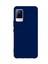 Vivo V21 Lacivert Silikon Rubber Kılıf Arka Kapak 1