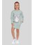 3-8 Yaş Kız Çocuk Unicorn Sweat Elbise Mint 2