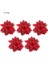 5pcs 14CM Noel Çiçekleri Noel Ağacı Dekorasyonları Home Glitter Yaşlı Çiçekli Xmas Ornamentları Yeni Yıl Dekanı (Yurt Dışından) 1