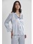 1438 Saten Dantelli Pijama Takımı 3