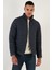 Su Itici Slim Fit Cepli Dik Yaka Şişme Mont Erkek Mont 649010 1