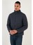 Su Itici Slim Fit Cepli Dik Yaka Şişme Mont Erkek Mont 649010 2