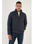 Su Itici Slim Fit Cepli Dik Yaka Şişme Mont Erkek Mont 649010 4