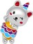 Unicorn Kedi Charm | 925 Ayar Gümüş 1