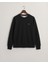 Erkek Siyah Regular Fit Bisiklet Yaka Logolu Sweatshirt 2006065.5 3