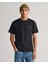 Erkek Siyah Regular Fit Bisiklet Yaka Logolu T-Shirt 2003184.5 1