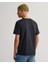 Erkek Siyah Regular Fit Bisiklet Yaka Logolu T-Shirt 2003184.5 2