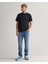 Erkek Siyah Regular Fit Bisiklet Yaka Logolu T-Shirt 2003184.5 5